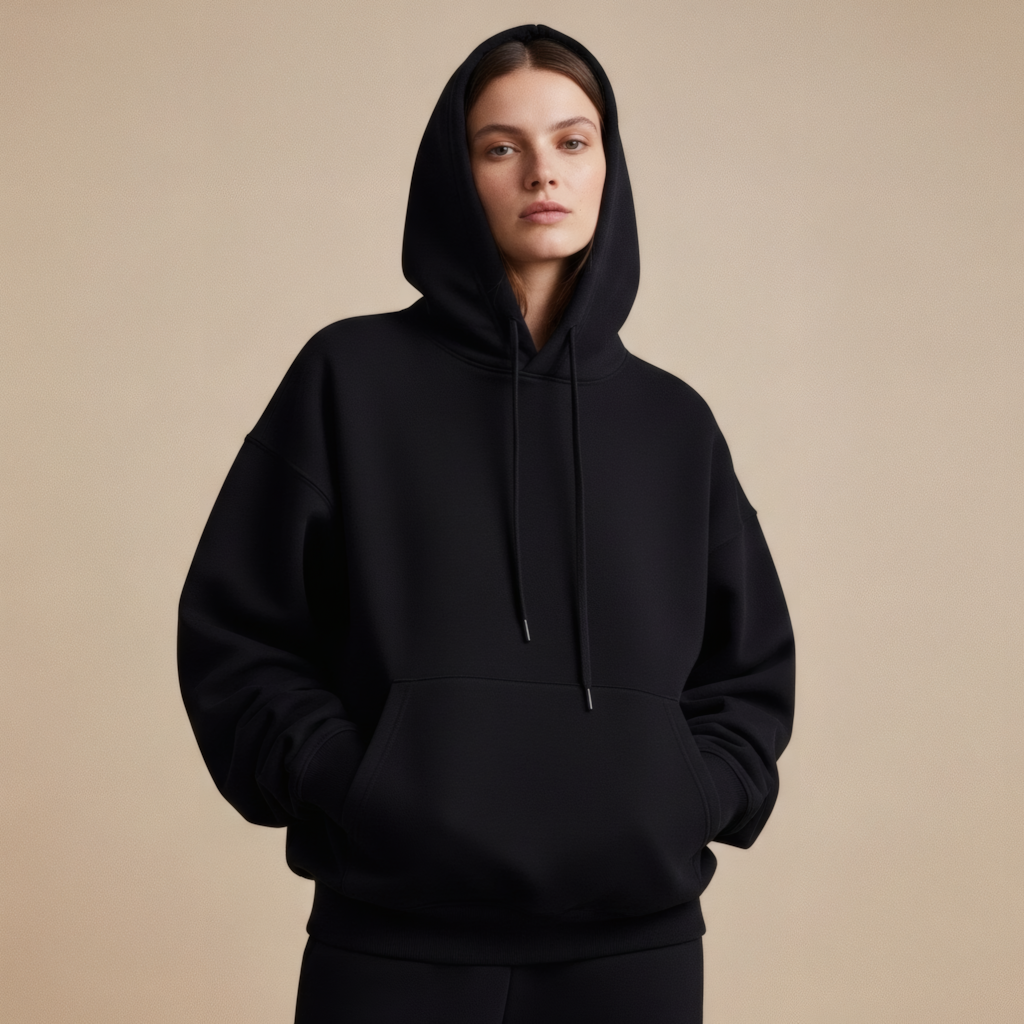 Black Hoodie Tracksuit
